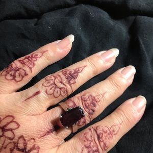 Sterling Pink Tourmaline ring